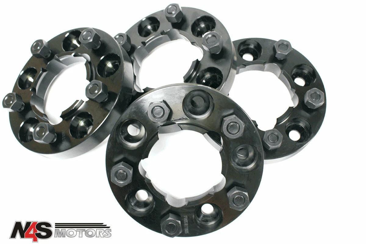 LR  DISCOVERY 1 BLACK WHEEL SPACERS 30MM ACCESSORIESOY SET OF 4. PART- TF301B