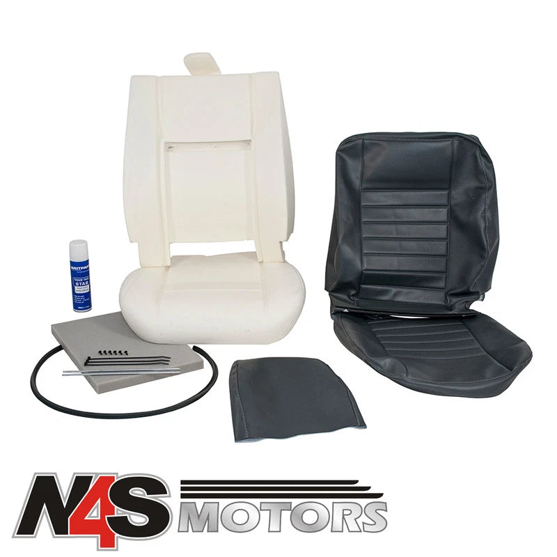 LAND ROVER DEFENDER FROM VIN AA677964 OUTER SEAT GREY RETRIM KIT. PART DA5630E
