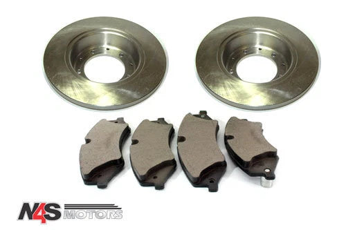 LAND ROVER DISCOVERY 2 REAR BRAKE DISCS & REAR BRAKE PAD SET SDB000470,SFP500130
