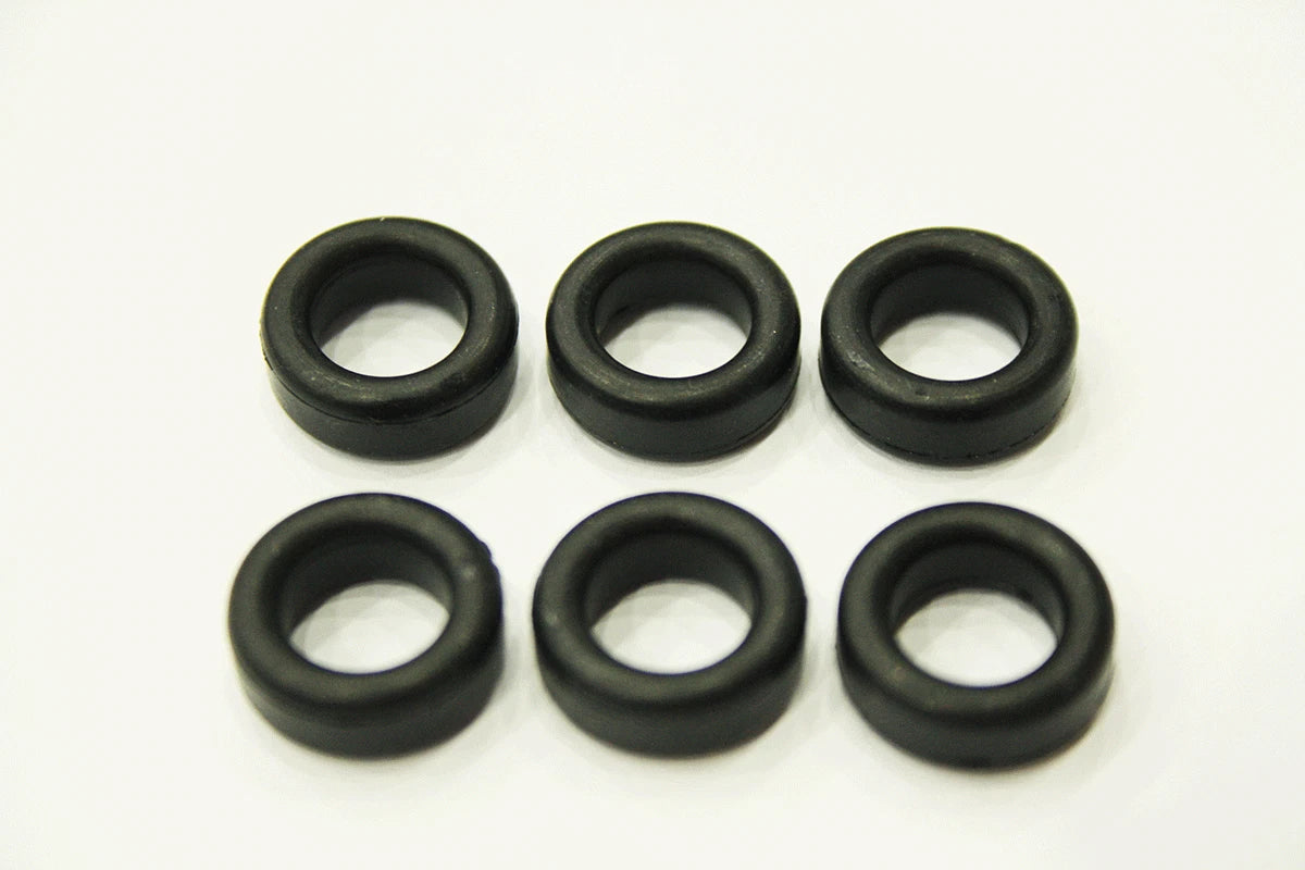 JAGUAR XJ6 & XJ12 S2+3/XJS FUEL INJECTOR MOUNTING LOWER RING. 6 x PART EAC2415-R