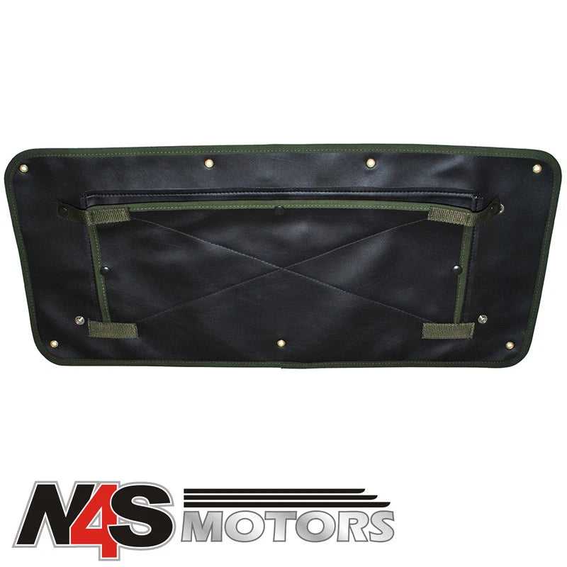 LAND ROVER DEFENDER RADIATOR MUFF COVER GREEN. PART DA2161GREEN