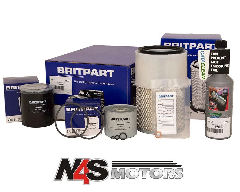 LAND ROVER DEFENDER 2.5 TURBO DIE BRITPART SERVICE KIT INC CATACLEAN. DA6001CAT