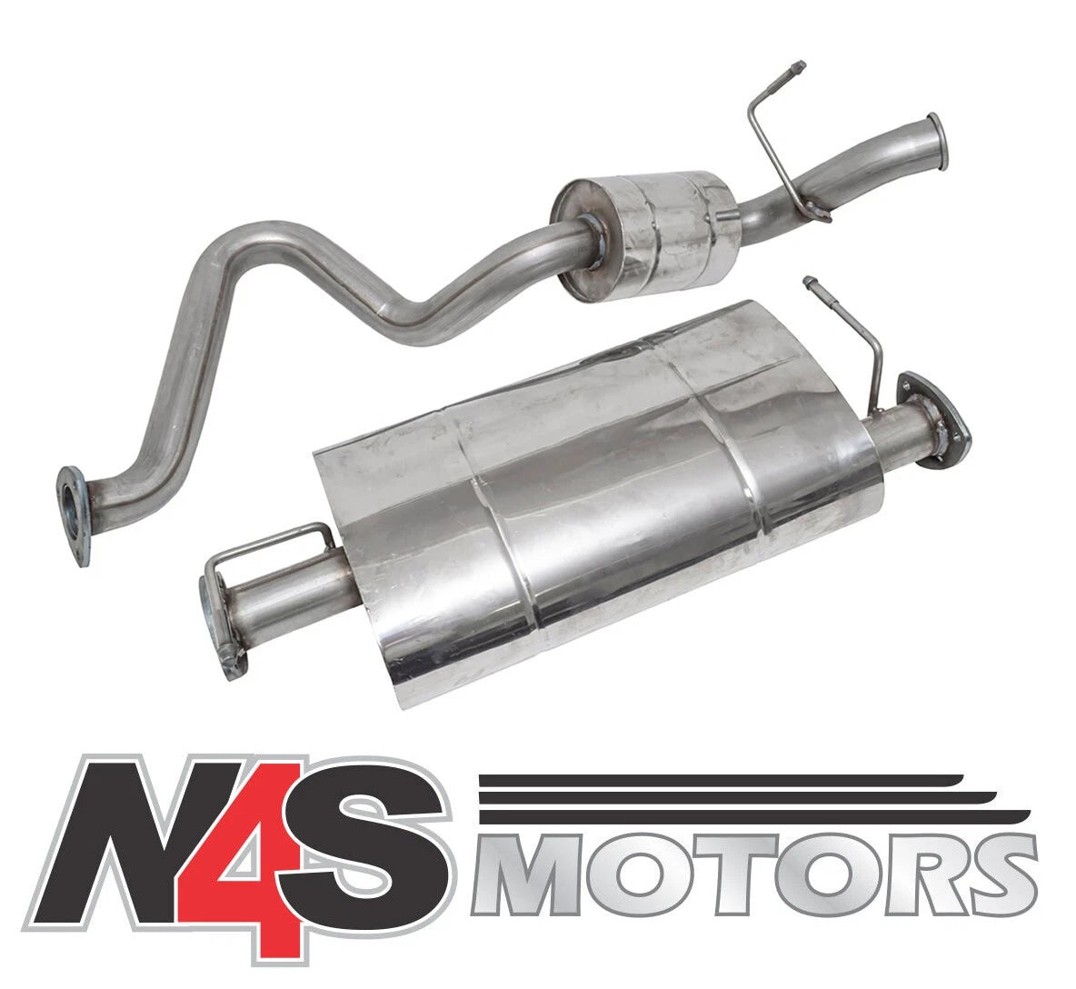 DEFENDER 90 TD5 DOUBLE S SAVER SPORTS EXHAUST CENTRE BOX/REAR SILENCER. DA3550