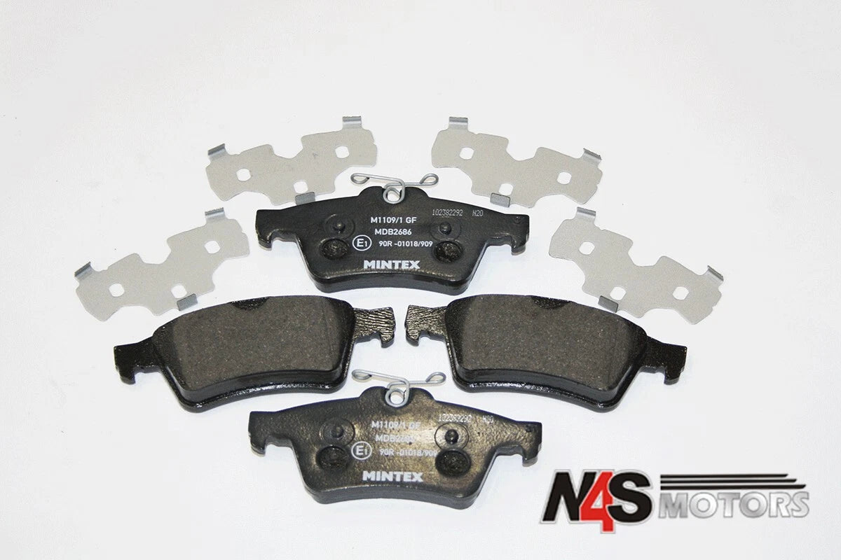 BRAKE PAD SET-REAR 326MM BRAND MINTEX JAGUAR X150;X250;X351 PART C2P26112-M