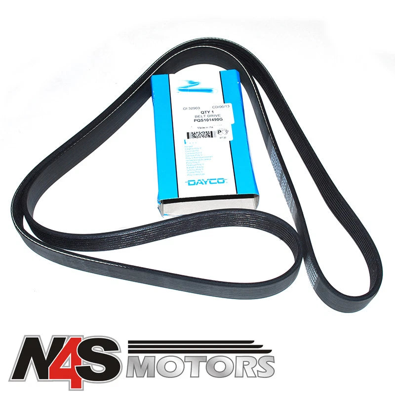 LR DEFENDER 1998 TO 2006 TD5 WITHOUT AIR CON DRIVE BELT DAYCO. PART PQS101490G