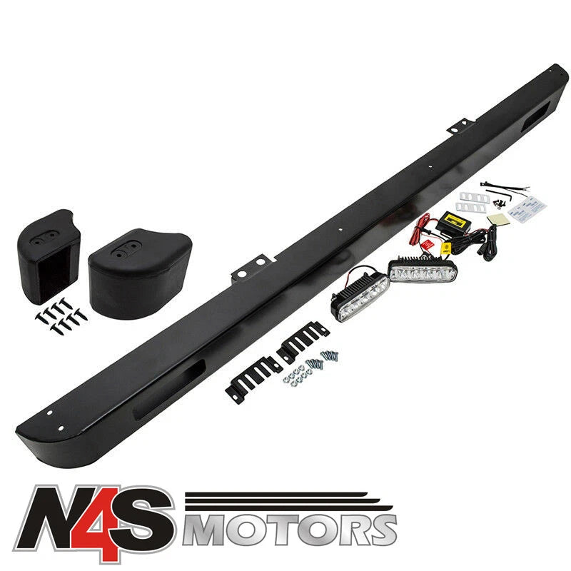 LAND ROVER DEFENDER FRONT BUMPER WTH RING LED LIGHT. PART DA8600XS