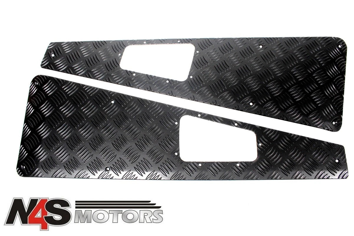 LR DEFENDER 2007 ONWARD WING TOP KIT BLACK INC S/S FITTINGS. WTKIT03/B / TF8232