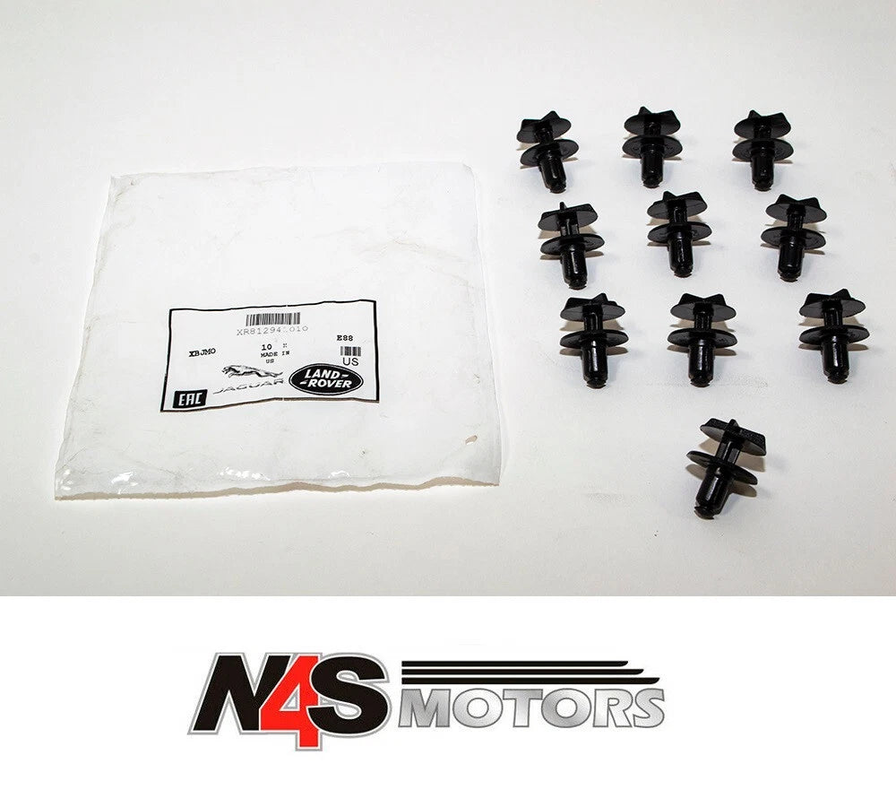 JAGUAR X-TYPE CLIP SECURING ACCESS COVER. 10 X PART XR812941010