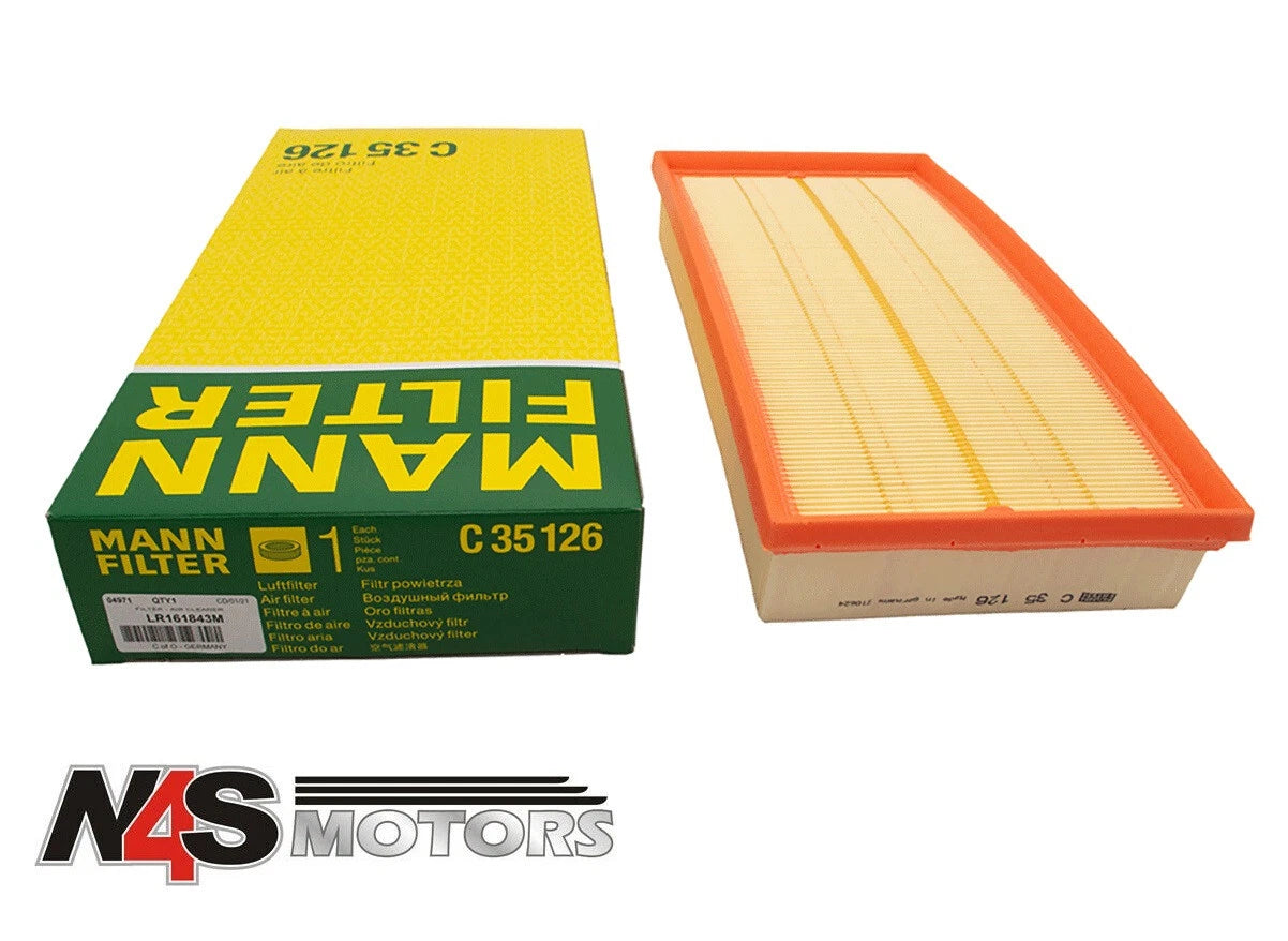 LAND ROVER DISCOVERY 4 AIR FILTER FROM MANN & HUMMEL. PART LR161843M