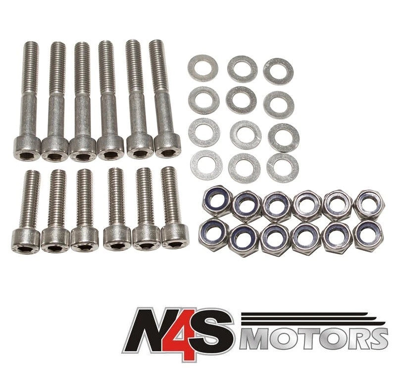 LAND ROVER DEFENDER TO 2006 STAINLESS STEEL REAR DOOR SAFARI BOLT KIT PAR DA1134