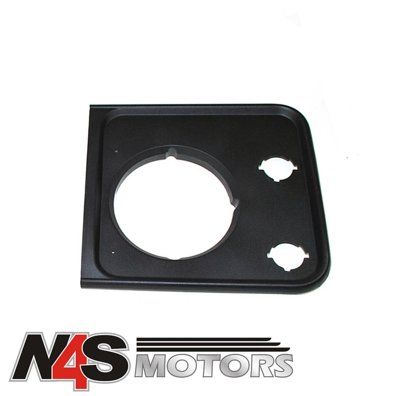 LAND ROVER DEFENDER RHS FRONT HEADLAMP FINISHER BLACK. PART BTR7850PUC