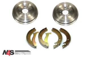 LR FREELANDER 1 REAR BRAKE DRUM & BRAKE SHOE SET. PART- SDC100130, SFS000061