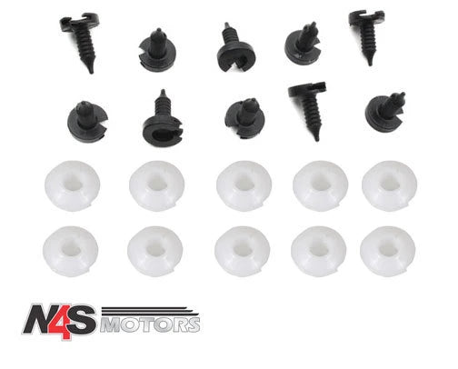 LAND ROVER DISCOVERY 1 ACCESSORIES DOOR CASING TRIM CLIP SET.x10 PART- MWC9134, MWC3136