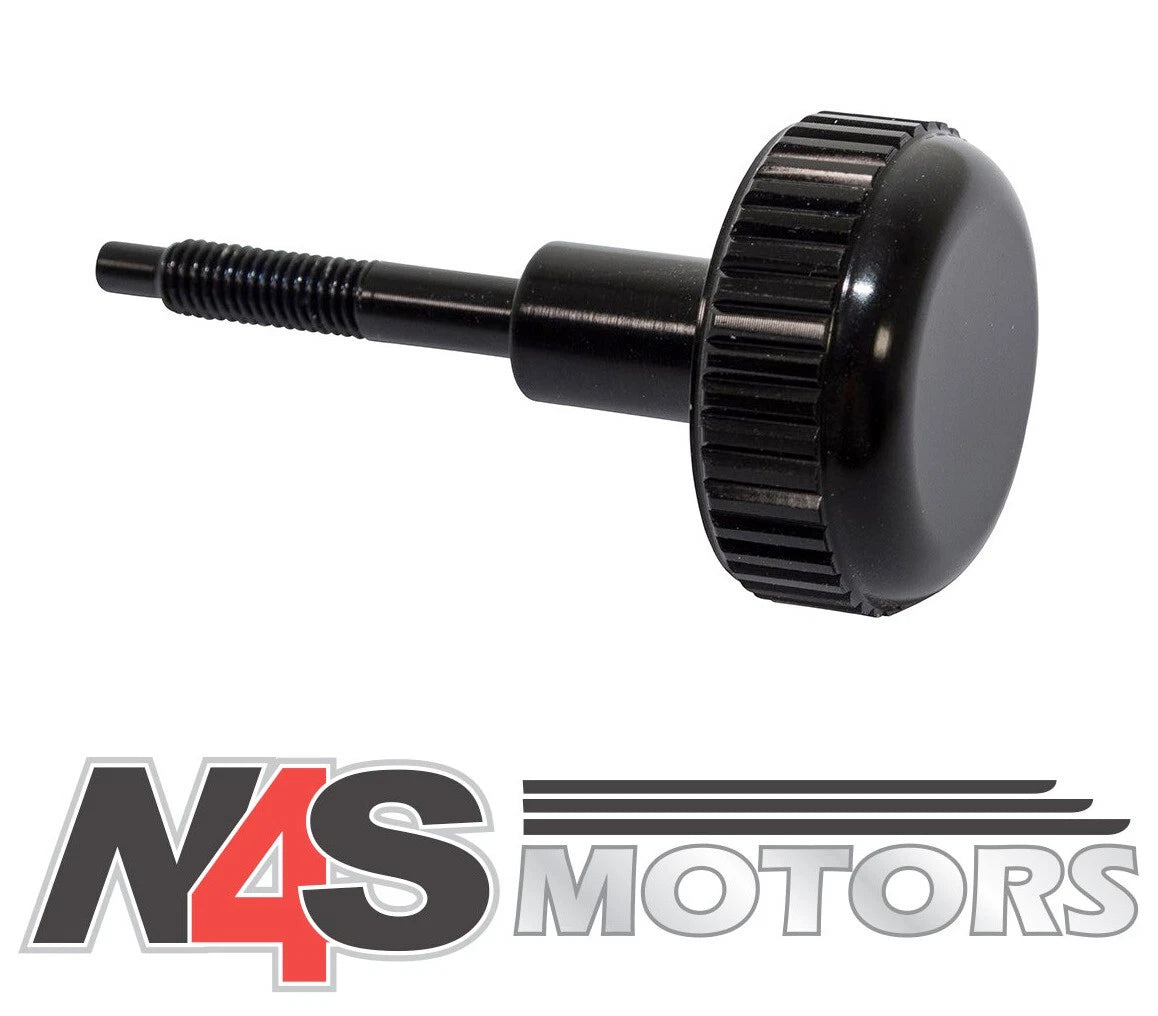 LAND ROVER DEFENDER UPTO 2007 FUSE BOX SCREW ANODISED ALUMINIUM BLACK. 2x DA8949