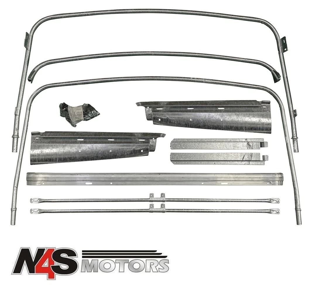LAND ROVER DEFENDER 90 HOOD STICK SET FOR FULL CANVAS TILT. PART- DA2693
