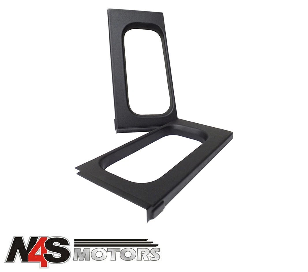 LR DEFENDER 90 QUARTER TRIM PANEL WITH SIDE WINDOW CUT OUT BLACK REAR. DA2767