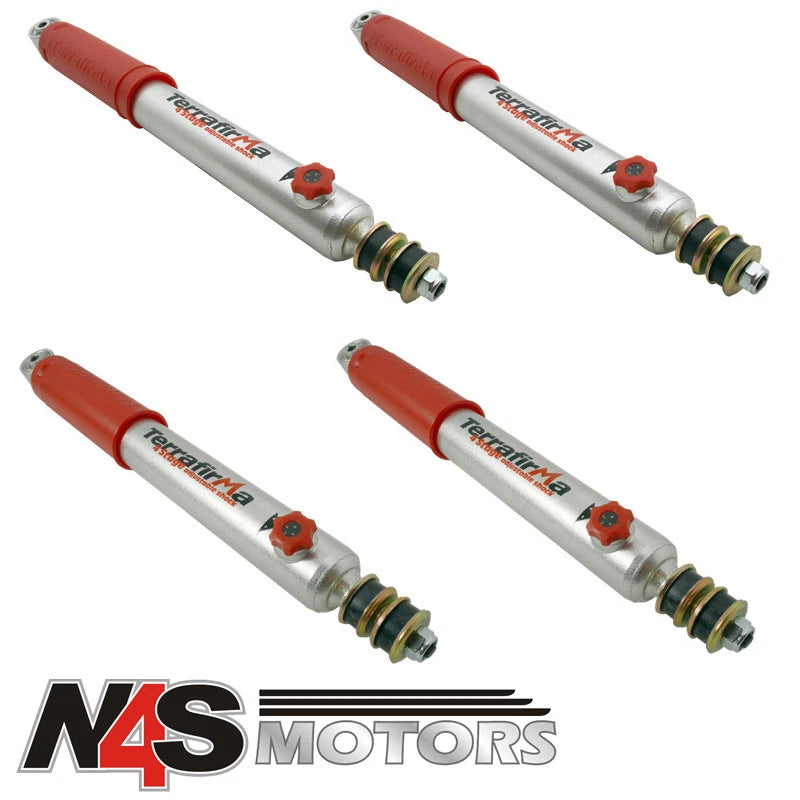 LR RANGE ROVER P38 1995 TO 2002 +2INCH FRONT REAR SHOCK ABSORBER. TF176, TF177