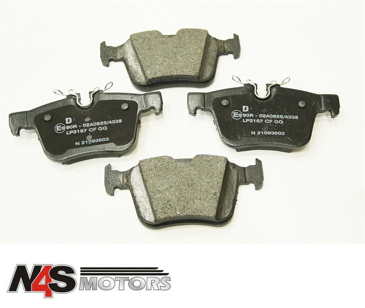 LAND ROVER RANGE ROVER EVOQUE REAR BRAKE PAD SET FROM DELPHI. PART LR160436G