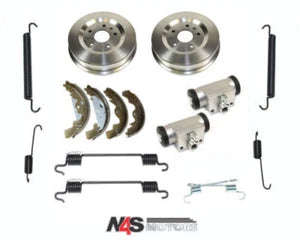 LR FREELANDER 1  REAR BRAKE DRUMS, SHOES, CYLINDERS & SPRINGS SET. PART- N4S 041