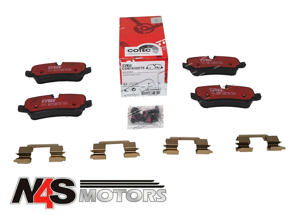 LAND ROVER DISCOVERY 4 REAR BRAKE PAD SET CERAMIC BASED. LR021316DT / LR134696DT