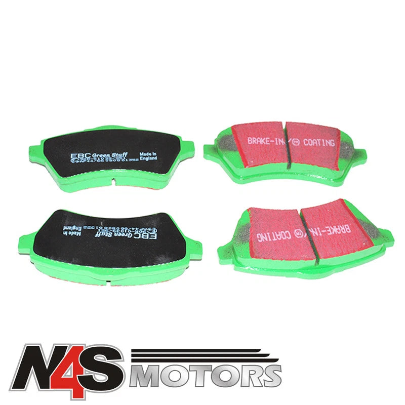 LR FREELANDER 1 1996 FROM 1A000001 EBC GREEN STUFF BRAKE PAD FRONT. PART DA4478