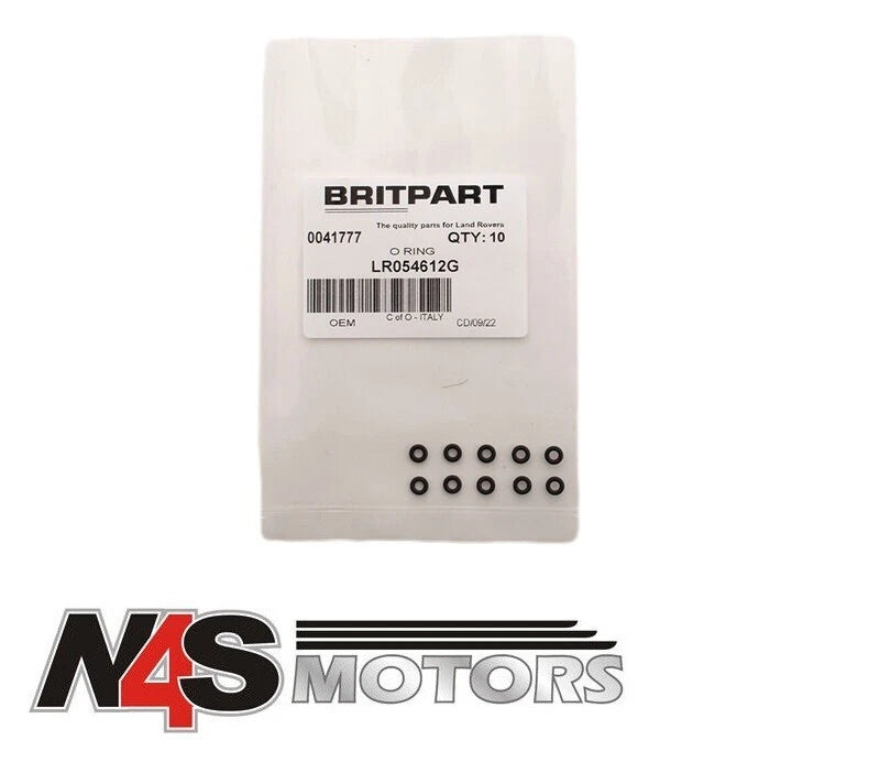 LR 2.2 CRDI-3.0D V6 O RING-LEAK OFF PIPE CONNECTOR-FUEL INJECTORS 10 x LR054612G