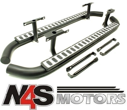 LAND ROVER DEFENDER 110 ONLY STATION WAG SILVER 5-DOOR SIDE STEPS OEM. LR008375