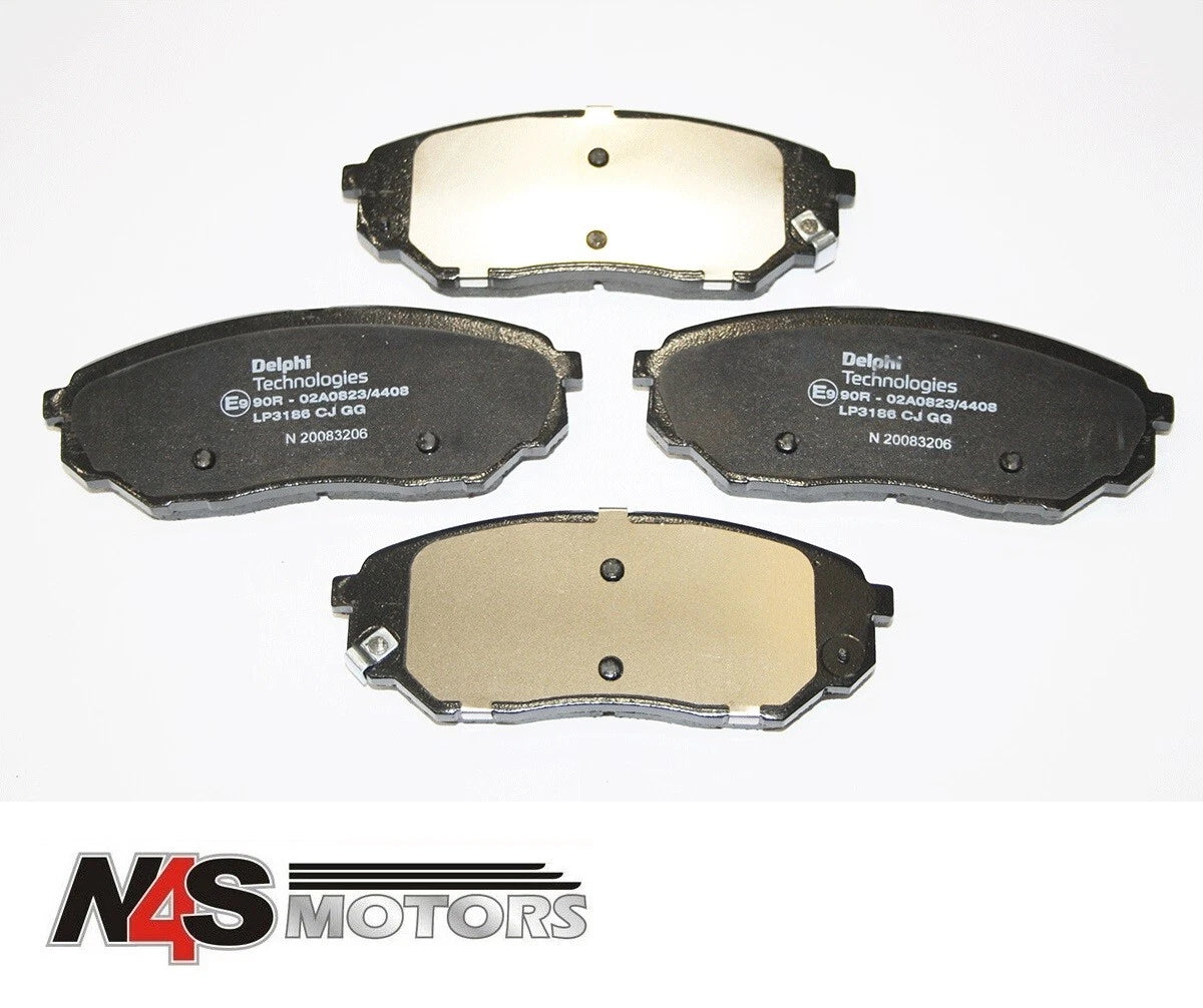 JAGUAR X260/X760/X761 350MM FRONT BRAKE PAD SET FROM DELPHI. PART T2H16147-D