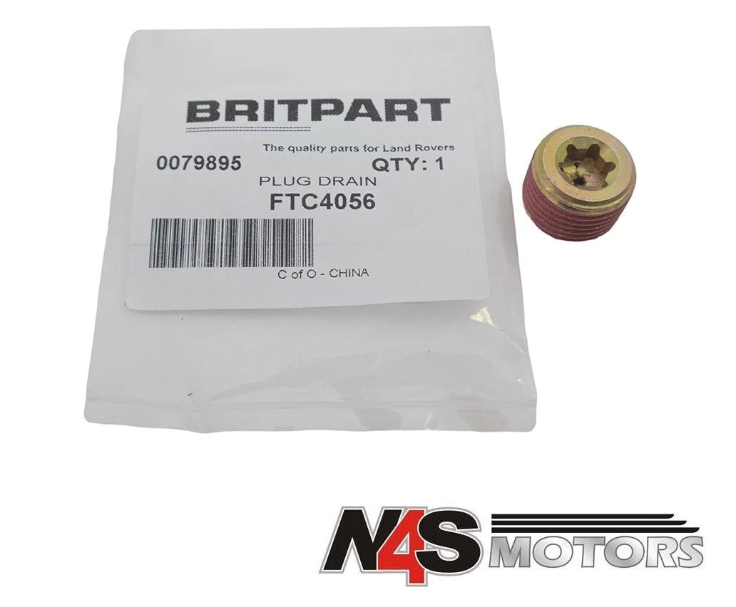 LR DEF,DISC-1,DISC-2,RRC,RR P38 TRANSMISSION FILLER PLUG PART FTC4056