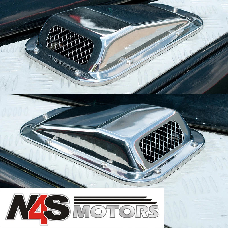 LAND ROVER DEFENDER STAINLESS STEEL WING TOP AIR INTAKES PART DA4000SS, DA4001SS