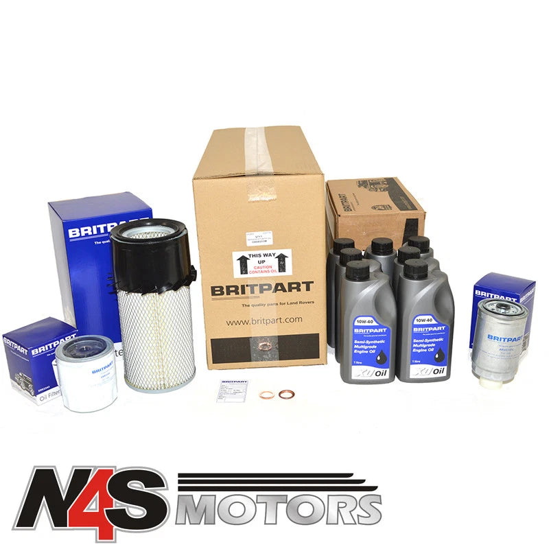 LAND ROVER DEFENDER 200TDI BRITPART SERVICE KIT WITH OIL. PART DA6002COM