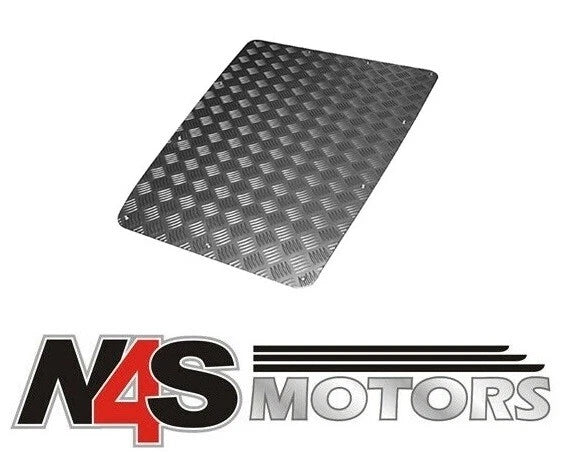 LR DEFENDER 1983-06 BONNET CENTRE CHEQUER PLATE KIT BLACK. BCKIT01-DEF/B /TF8201