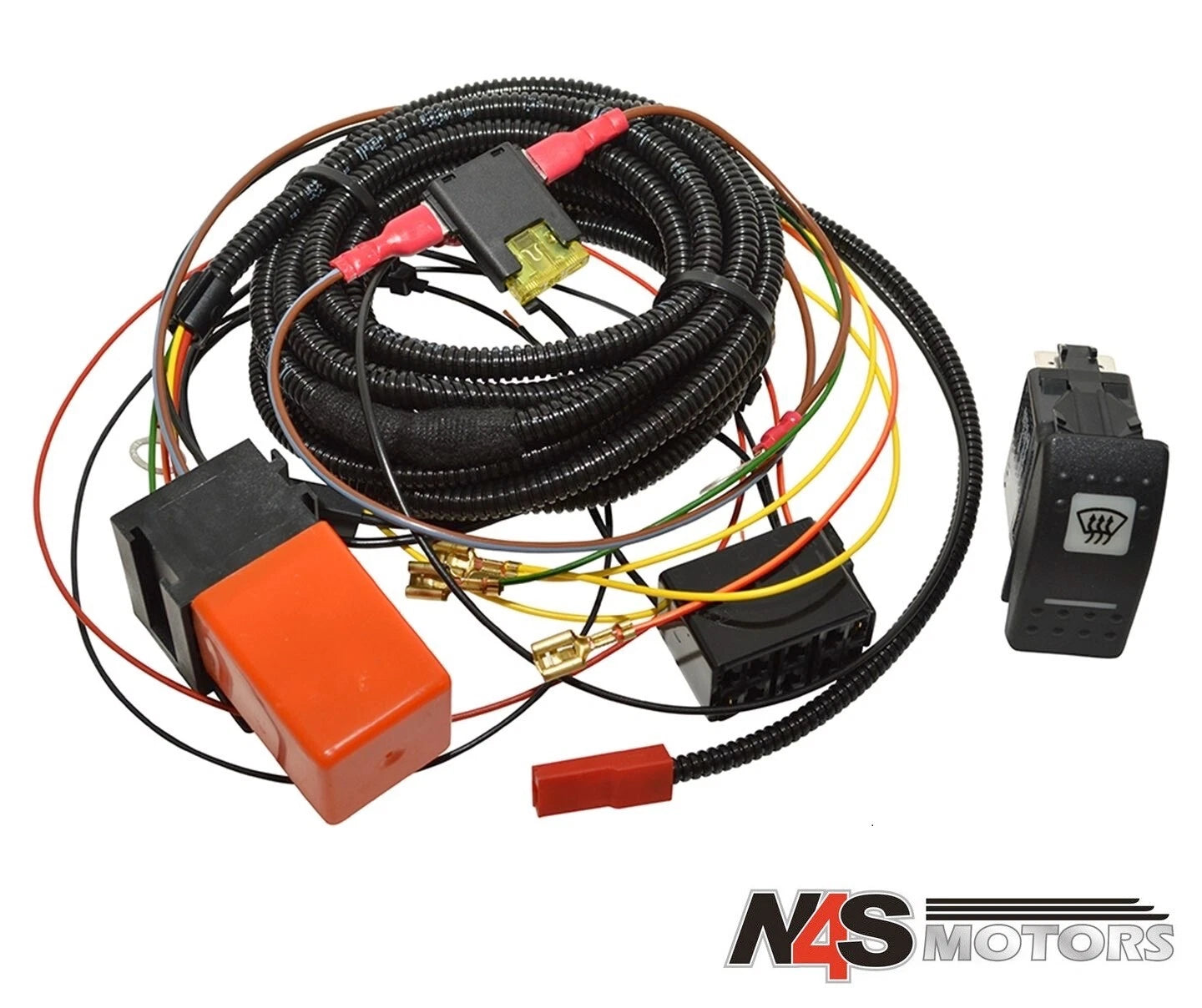 LAND ROVER DEFENDER FRONT HEATED WINDSCREEN WIRING KIT DA1400