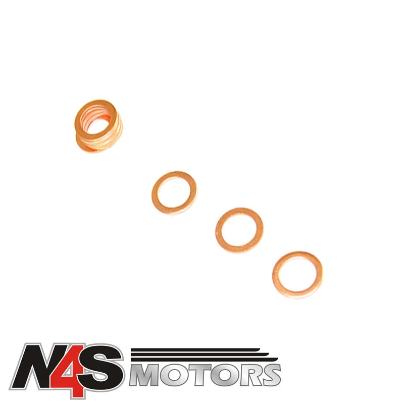 LAND ROVER DEFENDER 2007 ONWARD COPPER SEAL WASHER OEM. 10 x FRC4808