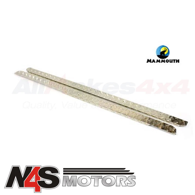 LR DEFENDER 110 HARD TOP/PICK UP SIDE SILLS UNCOATED ALUMINIUM PAIR. SL2MV-VAN/U