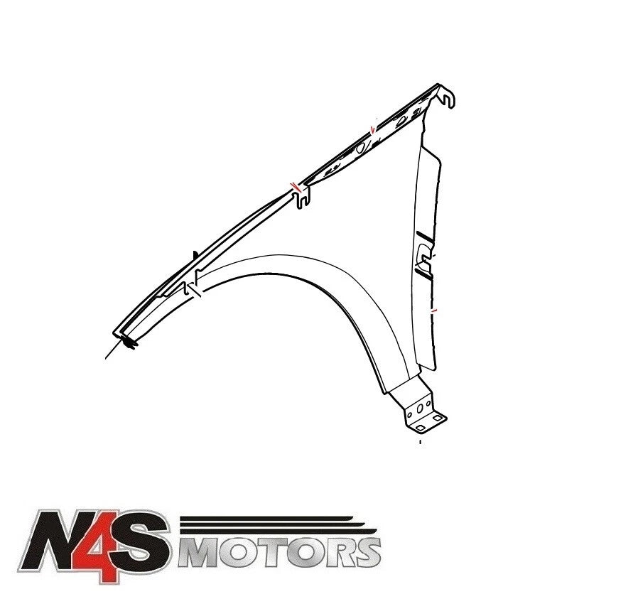 LAND ROVER NEW RANGE ROVER EVOQUE 2019 ONWARD FRONT RH FENDER. PART LR117306LR