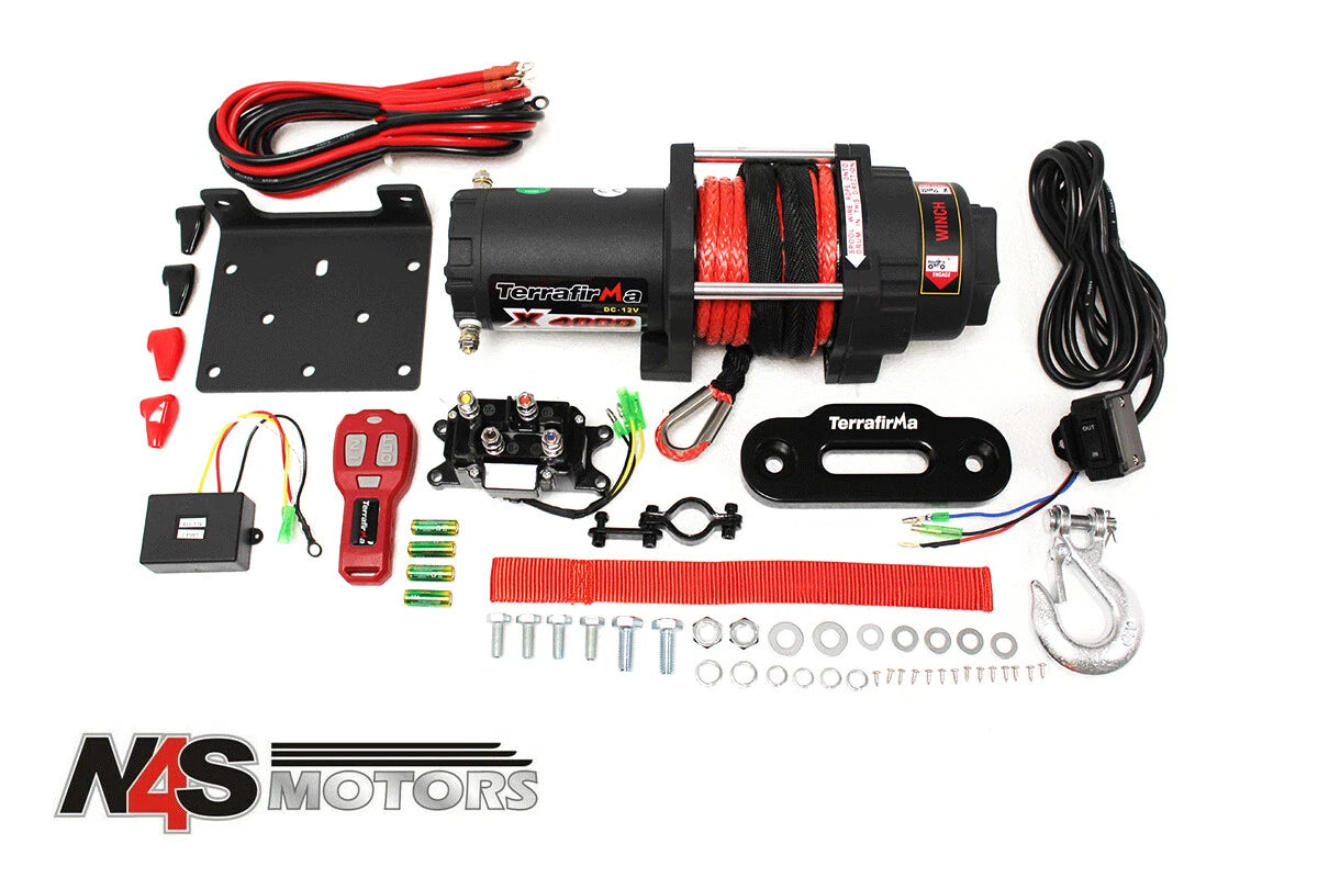 LAND ROVER TERRAFIRMA X4000 4000LB 12V WINCH FROM TERRAFIRMA. PART TF3340