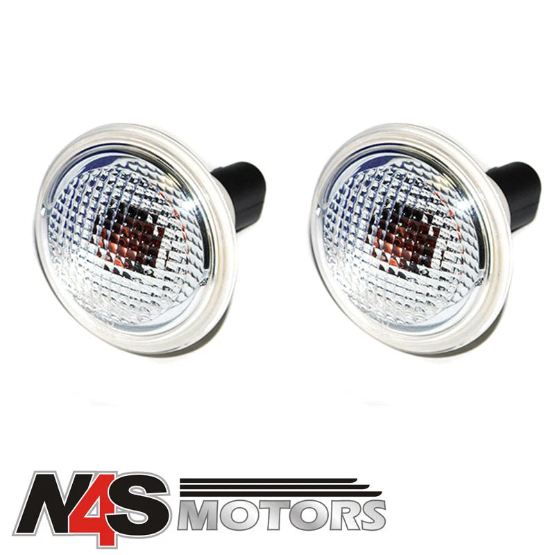 LAND ROVER RANGE ROVER L322 CLEAR SIDE INDICATOR LAMP. 2 x PART XGB500020