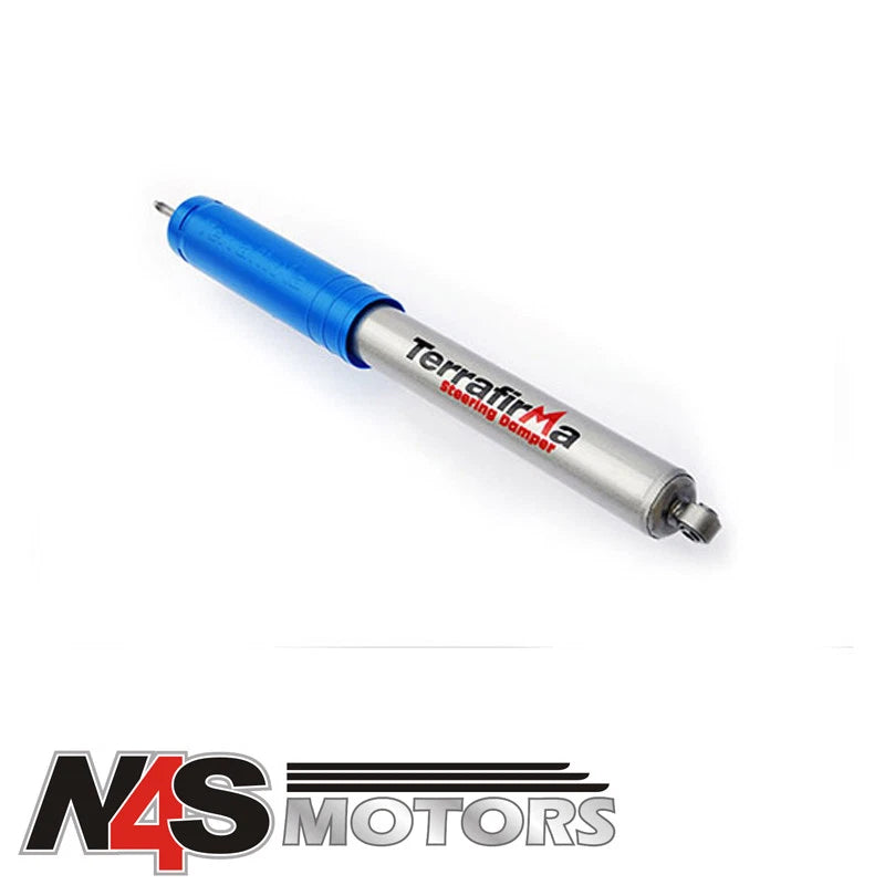 LAND ROVER DEFENDER 90/110/130 HEAVY DUTY STEERING DAMPER FROM TERRAFIRMA. TF832