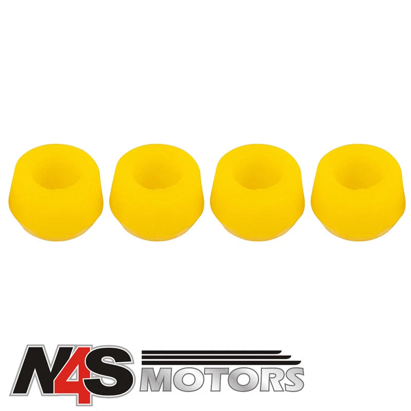 LAND ROVER SERIES 2/3 FRONT/REAR POLYURETHANE BUSH SET YELLOW. 552819PY-YELLOW