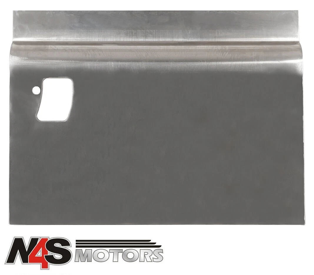 LAND ROVER SERIES 2/2A/3 RHS DOOR SKIN WITH LOCK HOLES FOR 395530. PART DA2770O