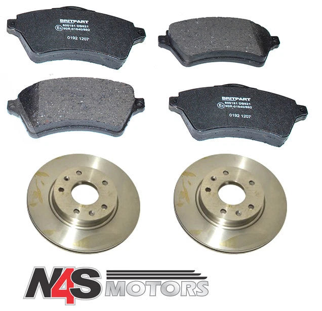 LR FREELANDER 1 FRONT BRAKE DISCS & PADS SET. PART- 2 x SDB101070, 1 x LR021899