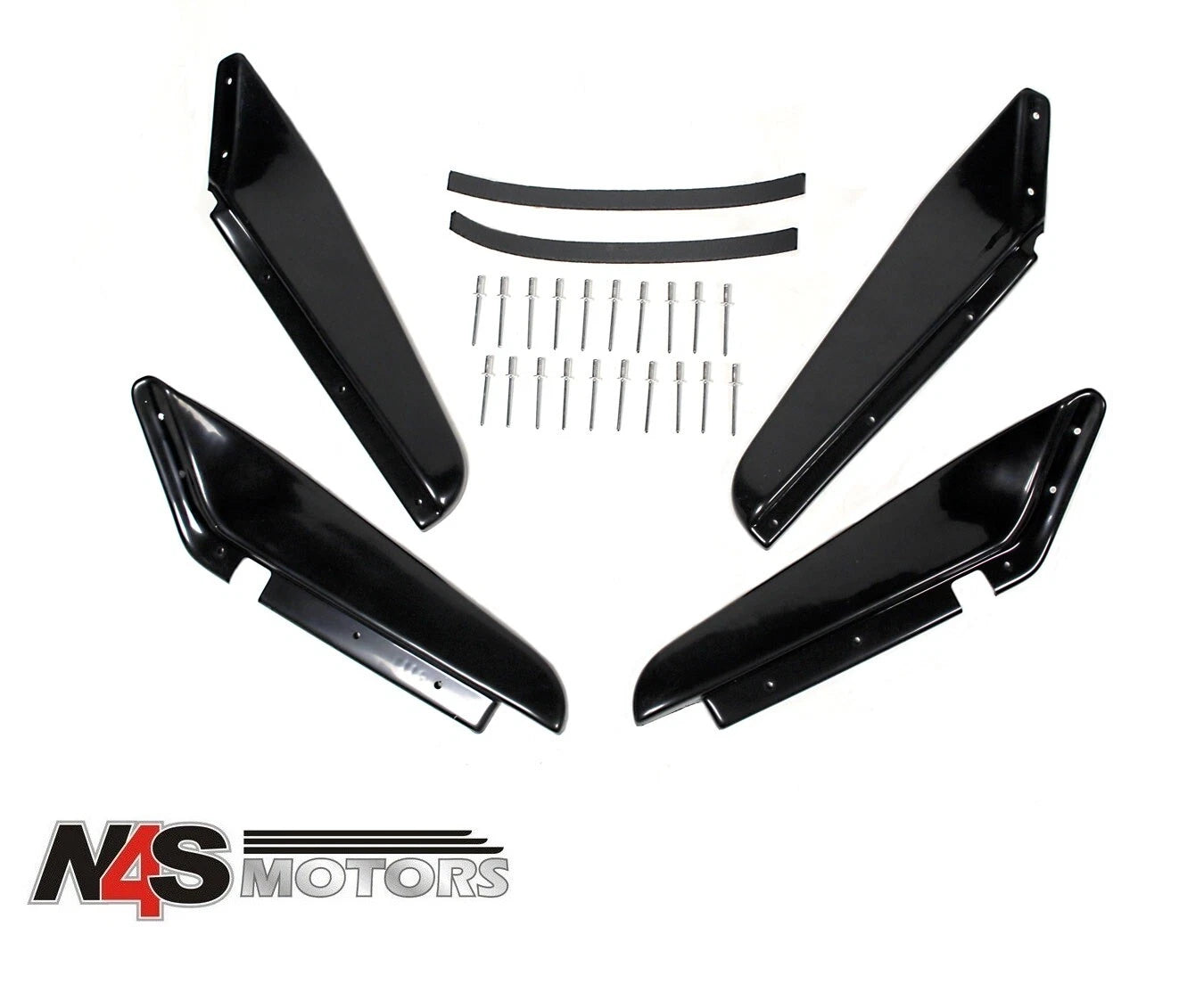 LAND ROVER DEFENDER 110 SET OF 4 TERRAFIRMA MUD DEFLECTOR PAINTABLE GLOSS TF1131