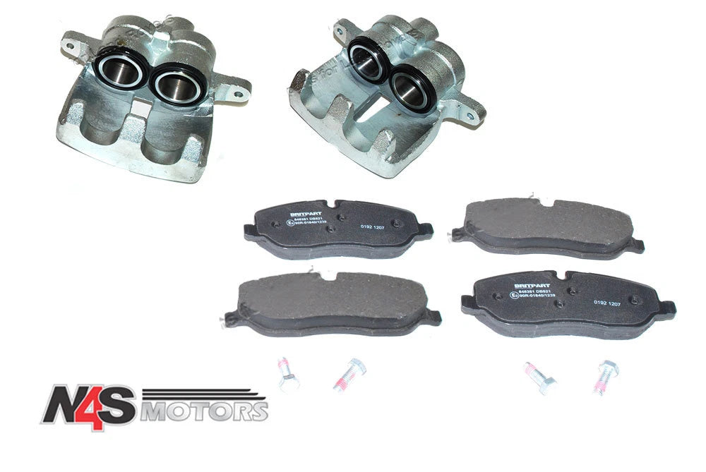 LR DISCOVERY 3 FRONT BRAKE CALIPERS LH, RH RH & BRAKE PADS SET. PART- N4S 080