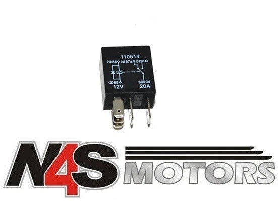 LAND ROVER DISCOVERY 3 2005 TO 2009 BLACK MICRO 5 PIN RELAY. PART LR138846