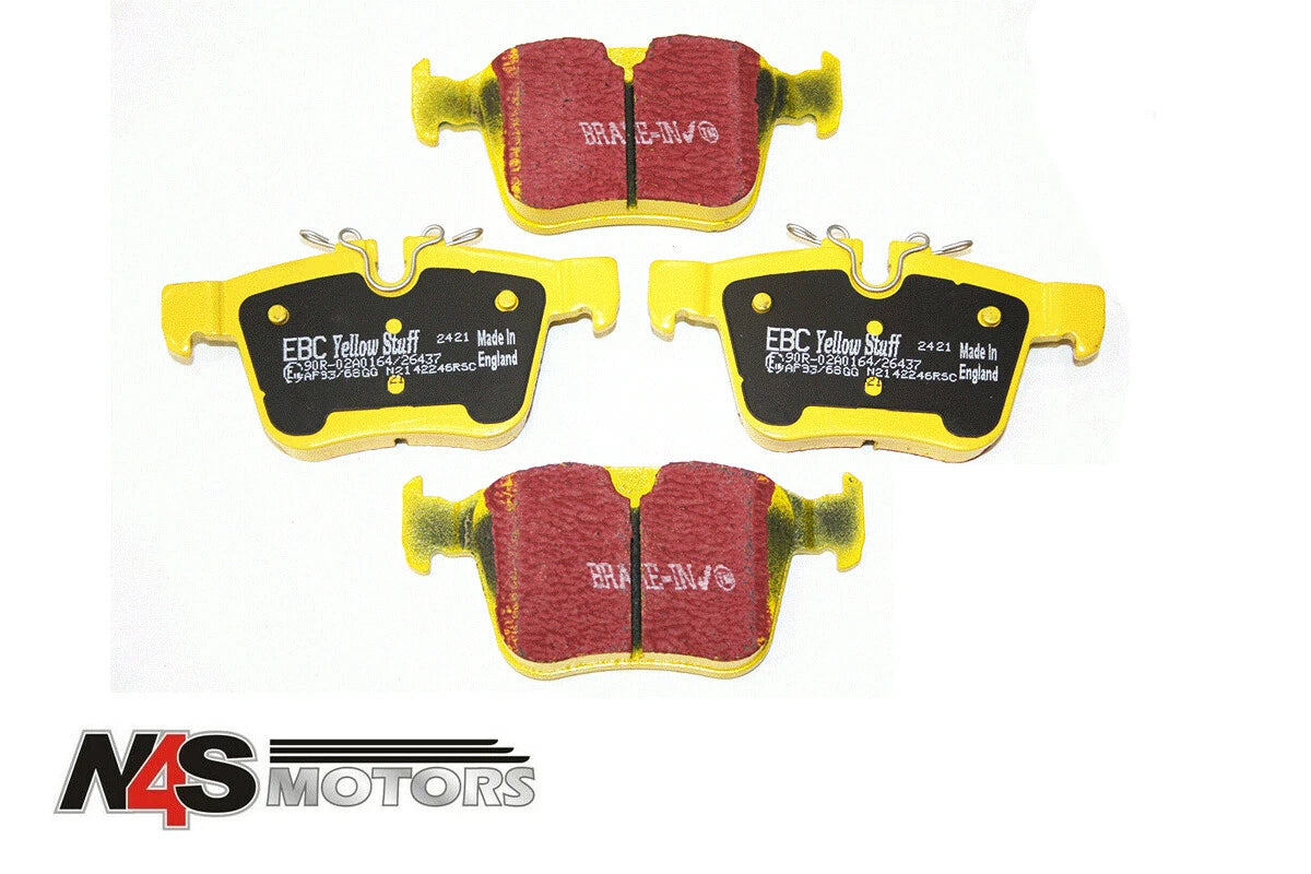 LAND ROVER RANGE ROVER EVOQUE 2012 TO 2018 REAR BRAKE PAD YELLOW STUFF. GA4905
