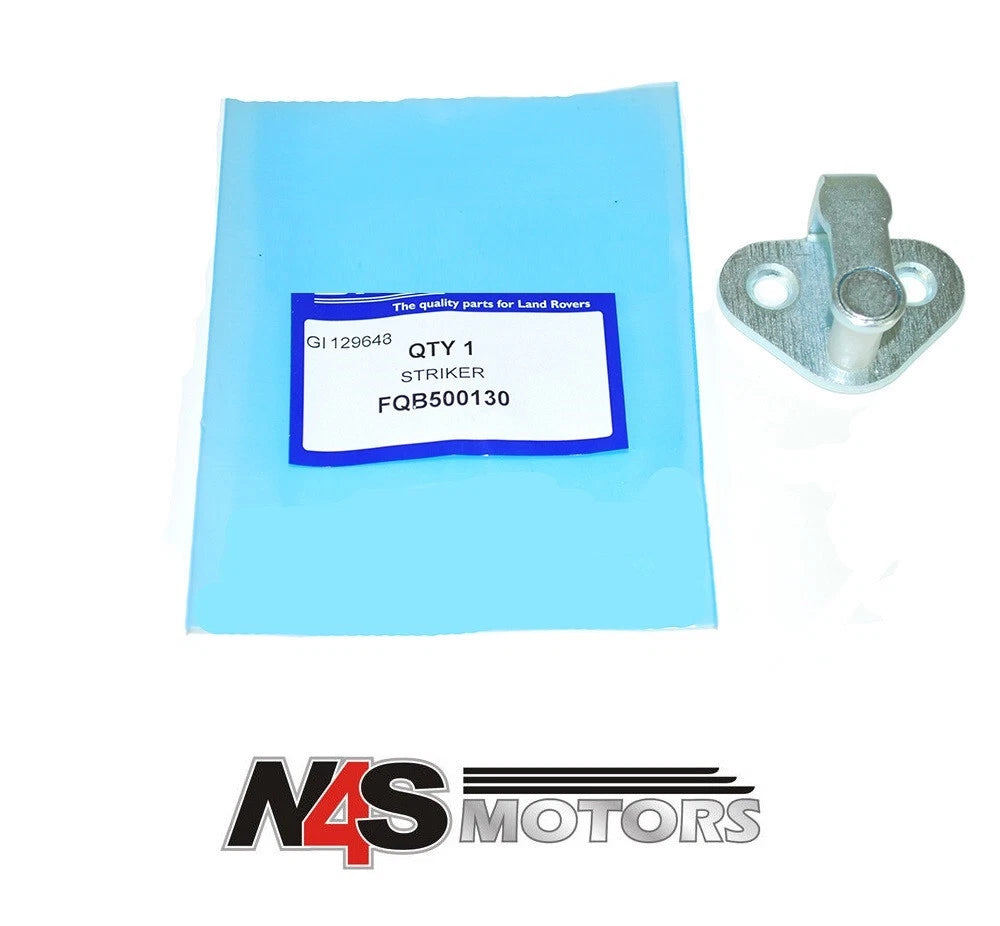 LAND ROVER DEFENDER 1986 TO 2006 DOOR LOCK STRIKER OEM. PART FQB500130