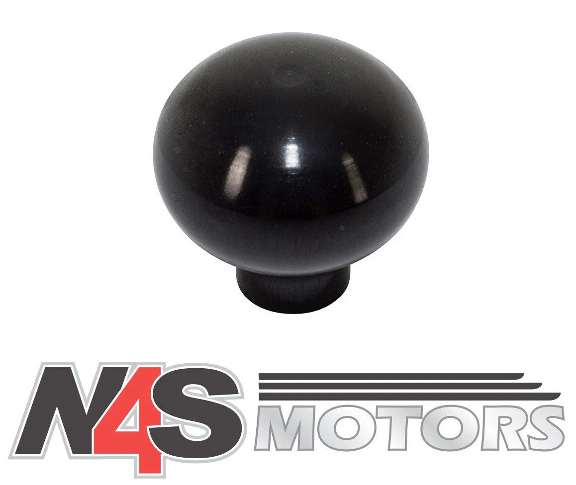 LAND ROVER DEFENDER 2007 ONWARDS ANODISED ALUMINIUM BLACK VENT KNOB. 2 x DA8947