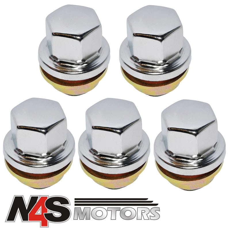 LAND ROVER RANGE ROVER P38 1994 - 2002 STAINLESS ACCESSORIESOY WHEEL NUT SET 5 x ANR3679
