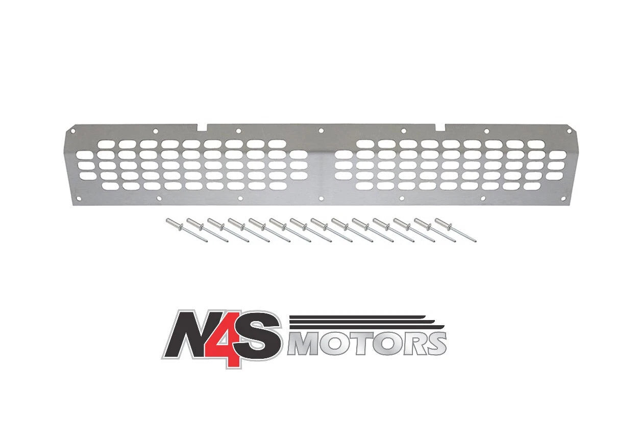 LAND ROVER DEFENDER AIR CON STAINLESS STEEL LOWER GRILLE. PART DA6551